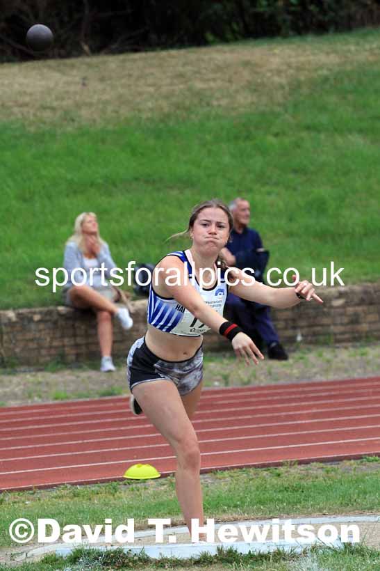 Shot putt, 2022 NEGP Monkton 5, Wednesday, July 20th. Photo: David T. Hewitson/Sports for All Pics